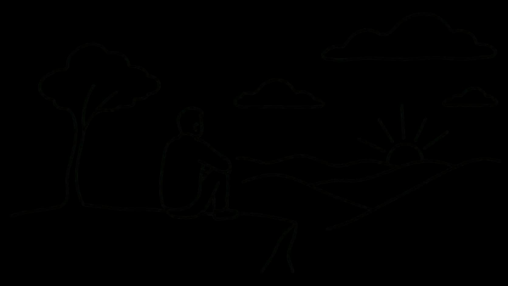Illustration representing perspective, progress, and a clear next step